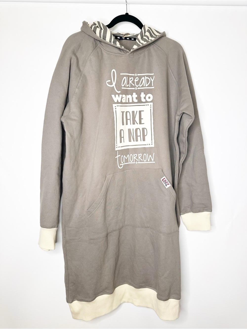 LazyOne Oversized Hoodie Sweatshirt, Comfortable
Loungewear (Take A Nap, S/M)